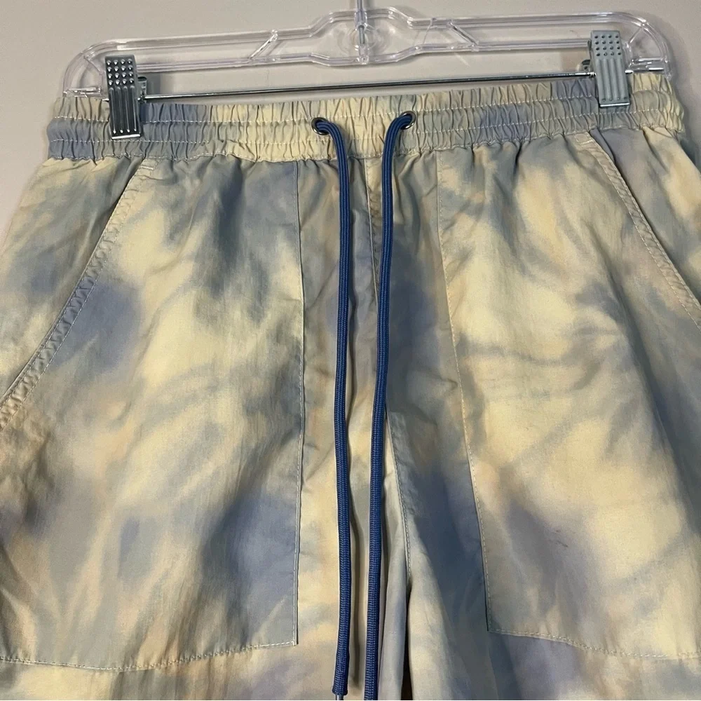 PacSun Blue and Cream Volley Shorts